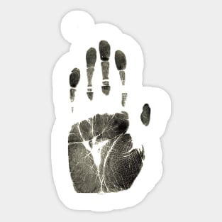 Hand Print Sticker